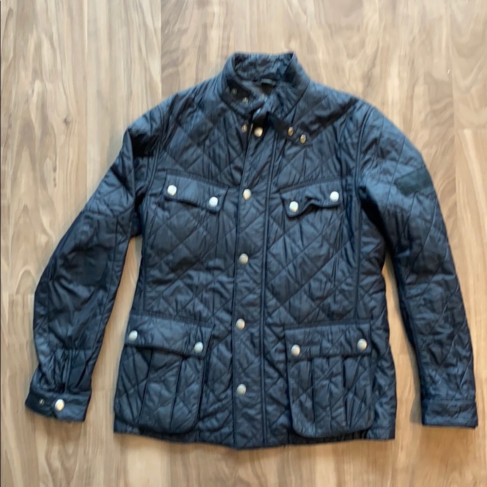Barbour Internationals quilted coat.